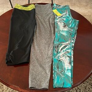 3 Pair of workout pants